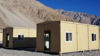 Photo of Indian Army sets up habitat facilities for troops deployed in eastern Ladakh amid China row.