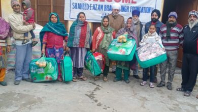 Photo of Shaheed-e-Azam Bhagat Singh Foundation presented gifts to women farmers