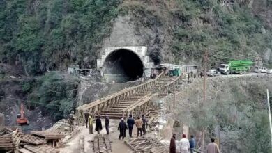 Photo of Bailey Bridge nearing completion, trial run tomorrow: DC Ramban