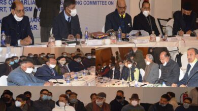 Photo of All- round development of J&K a major goal of GoI: Chairman, Parliamentary Standing Committee