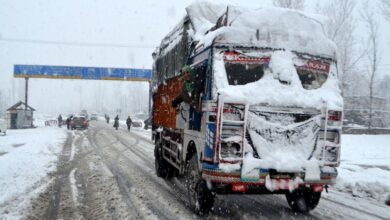 Photo of Jammu-Srinagar Highway Closed Amid Snowfall