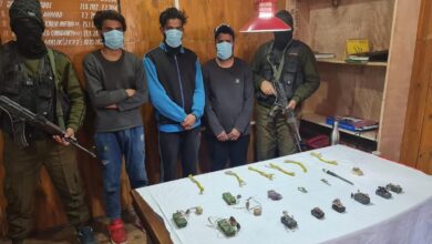 Photo of Awantipora Police arrests 03 HM terrorist associates; IED material recovered