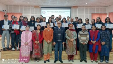 Photo of Certificate Awarding Ceremony Of The Course On Human Rights And Values