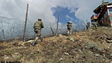 Photo of Indo-Pak armies trade gunfire along LoC in Kupwara’s Machil sector