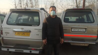 Photo of Awantipora Police seized two vehicles with same registration number