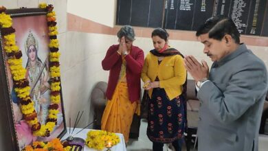 Photo of BSF School celebrated Basant Panchami