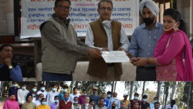 Photo of Central Silk Board, Ministry Of Tetxtiles, Govt. Of India Concludes The Training Programme In “Silk Reeling Technology” At Govt. Silk Factory, Bari Bharmana, Jammu