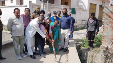 Photo of Vikram Randhawa kick-startes reconstruction, widening of the culvert at Ward no-45, Gandhi Nagar