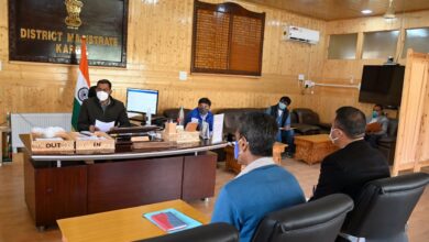 Photo of COVID-19 mitigation measures: DC Kargil reviews vaccination strategy, availability of patient care facilities, testing, surveillance measures