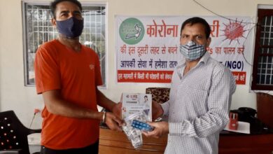 Photo of Mankotia distributed Covid kits among positive patients’