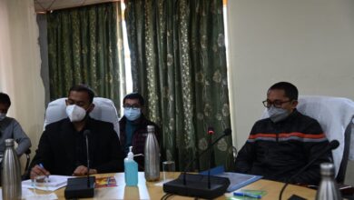 Photo of MP Ladakh chairs DISHA meeting in Kargil