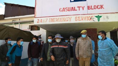 Photo of MP Ladakh takes stock of patient care facilities at DHK, Dedicated COVID-19 Hospital Kargil