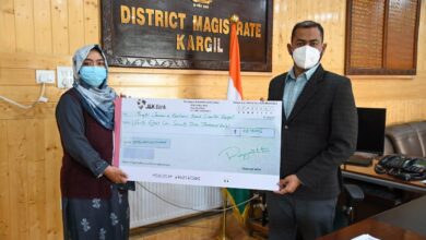 Photo of DC Kargil disburses financial assistance to 4873 registered active construction workers during COVID-19 lockdown period