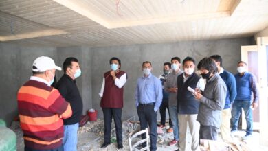 Photo of CEC Kargil takes stock of work progress on cafeteria at TFC