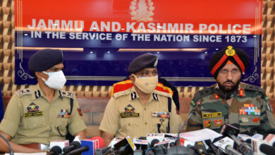 Photo of Three Lashkar commanders killed in Sopore were involved in 2 major attacks in area: DGP Dilbagh Singh