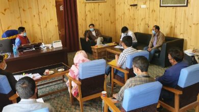 Photo of EC Mohsin takes stock of the functioning of Health Department Kargil