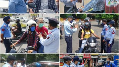 Photo of Traffic Awareness Campaign Launched by Traffic Police City Jammu Since 21June