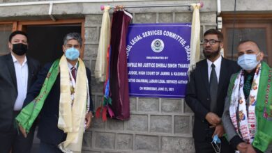 Photo of Justice Thakur inaugurates TLSC at Drass