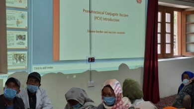 Photo of Training programme on Pneumococcal Conjugate Vaccination held at CHC Chiktan