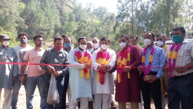 Photo of Saraf Singh Nag lays foundation of Rs. 2.22 crore road project in Pouni