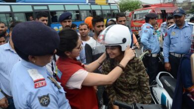 Photo of Traffic Cops Jammu save a Women from committing suicide