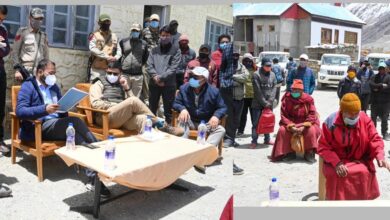 Photo of DC Kargil visits Rangdum, Parkachik