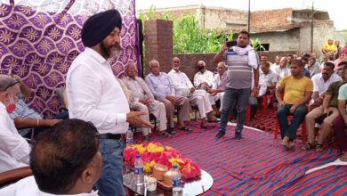 Photo of Manjit Singh seeks property rights for farmers in Jabowal Panchayat in Bishnah