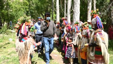 Photo of CEC Khan visits Aryan Valley