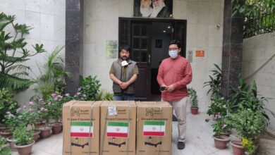 Photo of EC Syed Abbas receives oxygen concentrators from Iran Culture House Delhi