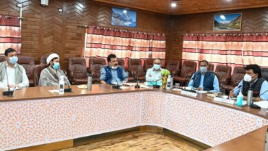 Photo of CEC Feroz Khan reviews COVID-19 situation in Kargil