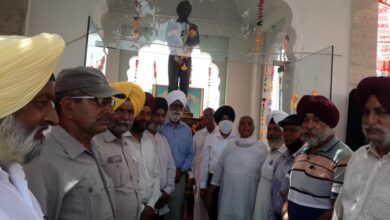 Photo of Manjit Singh pays rich tributes to Kargil war hero Gurdeep Singh Soni at Ramgarh