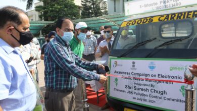 Photo of J&K Pollution Control Committee chairman flags off RLG’s ‘Clean to Green on Wheels’ drive
