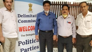 Photo of Memorandum Submitted to honourable Delimitation Commission by the Delegation of Panun Kashmir under the Leadership of Virender Raina, President Panun Kashmir
