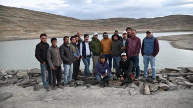 Photo of EC Tashi takes stock of tourism infrastructure development works at Batalik, Shashi Lake, Aryan Valley