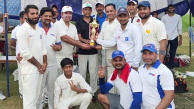 Photo of Friendly Cricket Match  held between ADGP Jammu –XI  and Media –XI