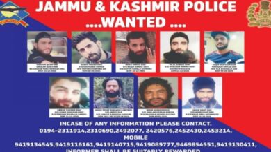 Photo of After killing top 10 commanders in July Police releases list of 10 wanted militants in J&K