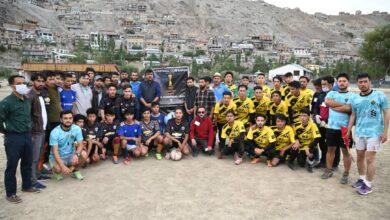 Photo of CEC Feroz Khan attends final match of District Level Football Tournament