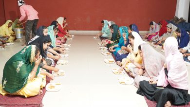 Photo of Bhog of Akhand Path held at Aryans on the commencement of 15th Academic Session