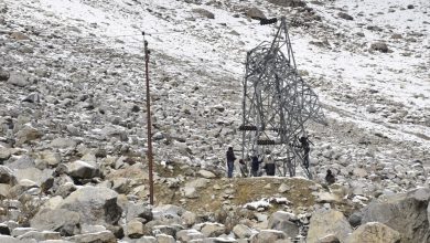 Photo of CEC Khan visits damaged 66KV electric tower at Ashina Trespone