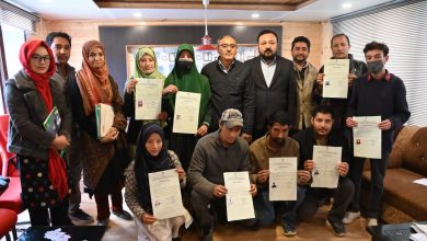 Photo of ADC issues 1st Ladakh Resident Certificate in Kargil