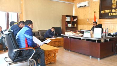 Photo of DC Kargil reviews status of stock, supply position of essential commodities for winter season