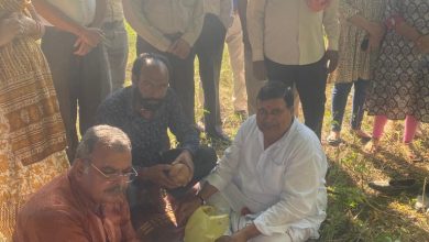 Photo of Khajuria performs Bhoomi Pujan for Govt School building in Rehal, Bishnah