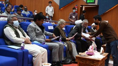 Photo of CEC Feroz Khan attends first foundation day of Khwaja Ghulam Saiyidain Library, IKMT