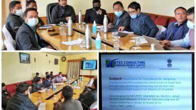 Photo of CEC reviews status of Shatsey-Takna and other bridges in Nubra valley