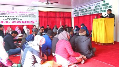 Photo of Agriculture Department Kargil organizes One Day Awareness, Community Mobilization Programme for BDC Chairpersons, PRI members