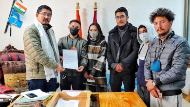 Photo of Student Council of EJM College calls on CEC Leh