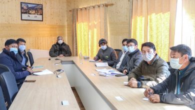 Photo of Advisor Ladakh reviews progress of Budget Estimation and Monitoring software for Ladakh