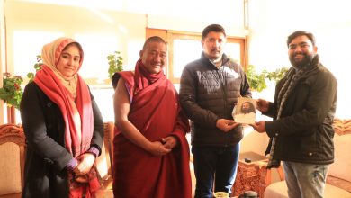 Photo of Director Jamyang School calls on CEC Gyalson