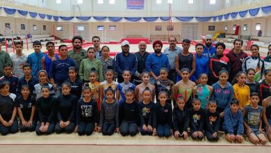 Photo of Selection Trials for 56th Junior National Artistic, 25th Rhythmic National Gymnastic Championship and Khelo India Youth Games held at New Indoor Sports Complex, M.A Stadium, Jammu.