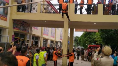 Photo of A Mock drill / Demonstration on Disaster Management was conducted by SDRF at Yatri Niwas